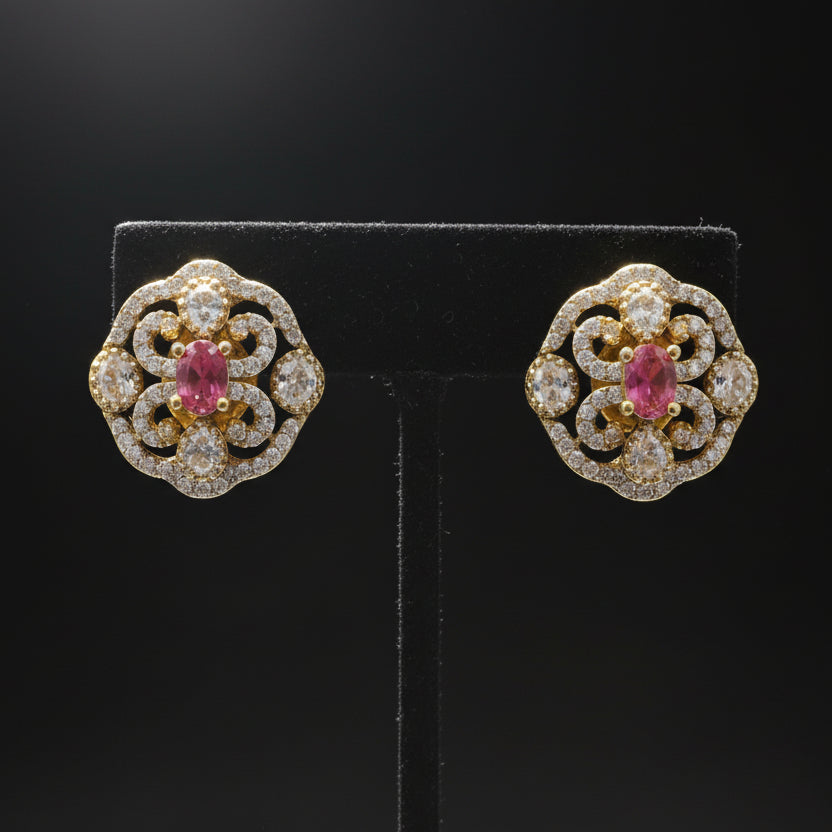 charulata Victorian Stud Earrings