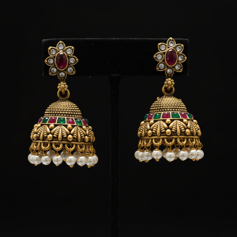 Damayanti Jhumka Earrings