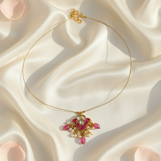 Ira Invisible Kundan Jadau Necklace