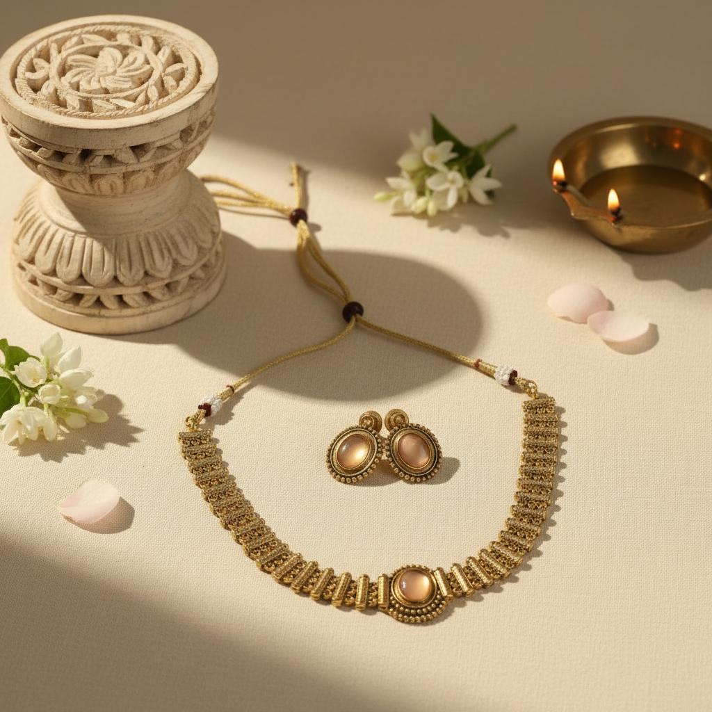 Vamika Chocker Necklace and Earrings Set