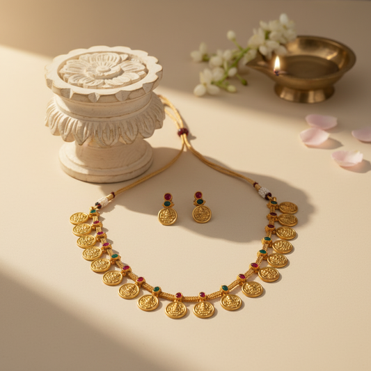 Pragnya Chocker Necklace and Earrings Set