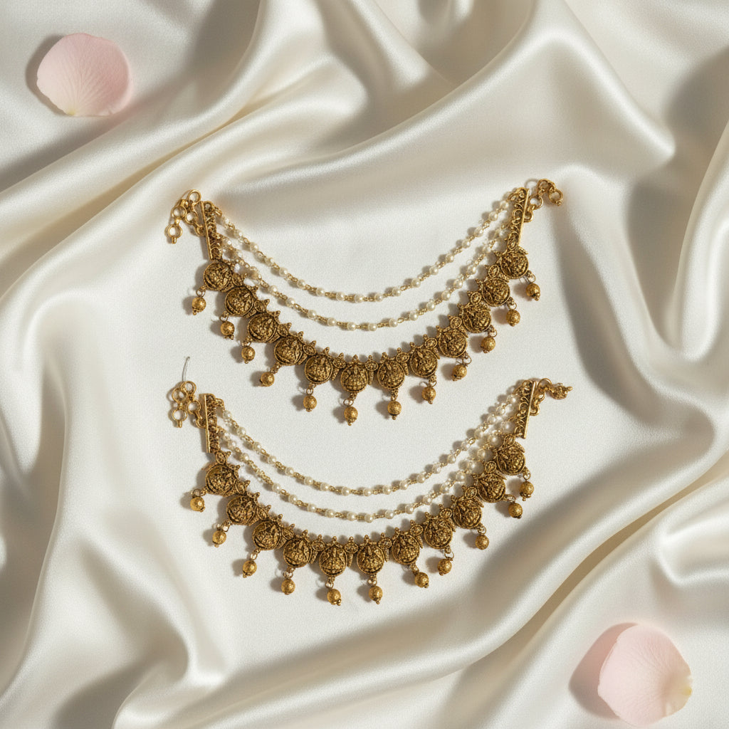 Mrinalini Ear Chain - Matil