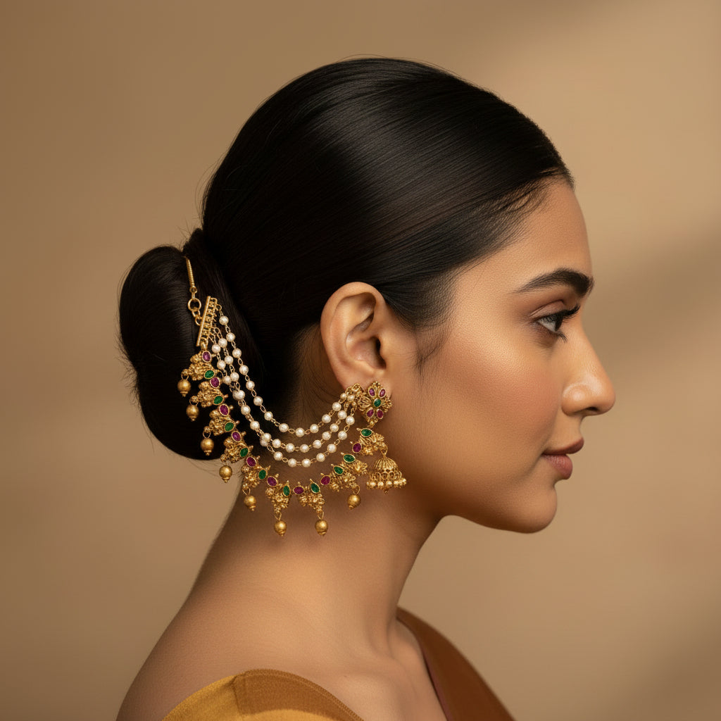 Maitreyi Ear chain- Matil