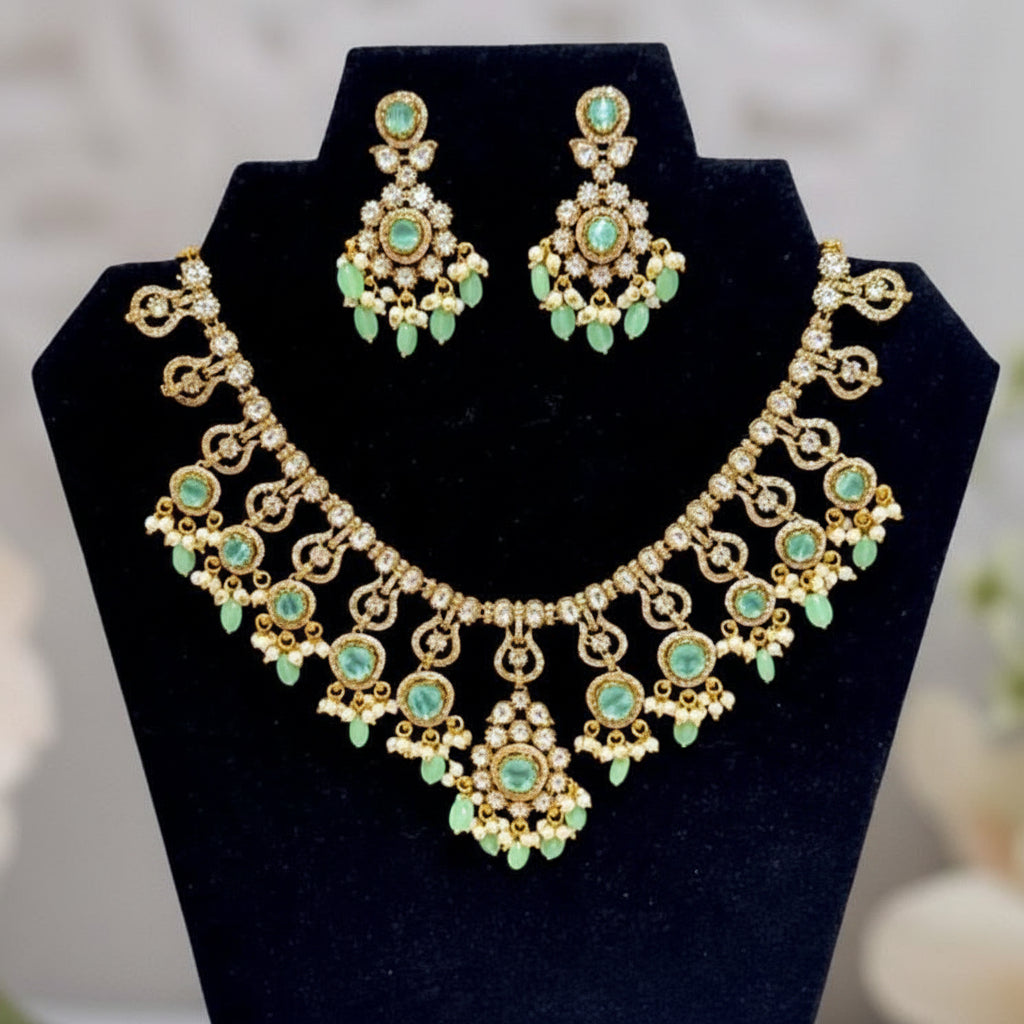 Green Victorian Necklace