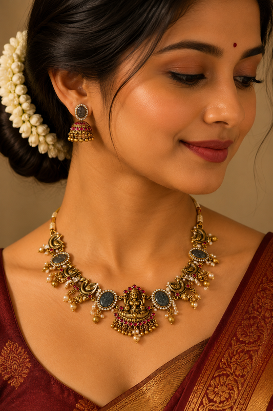 Akanksha Chocker Necklace and Earrings Set