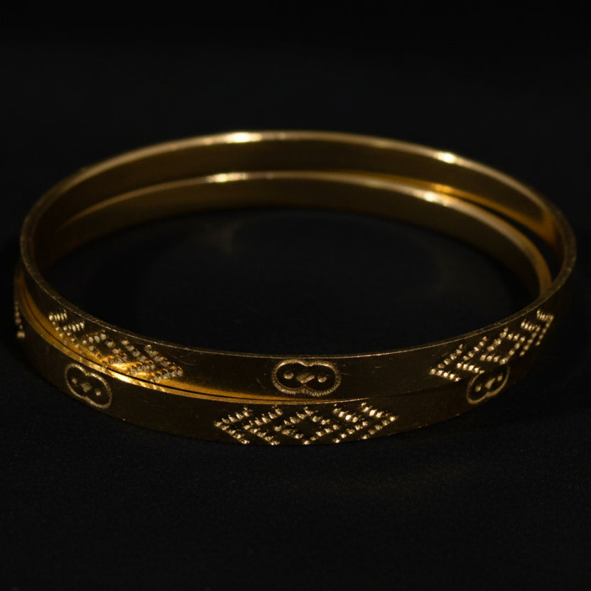 Meera Five Metal Bangle