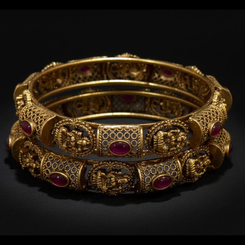 Seema Traditional Antique Lakshmi Bangles