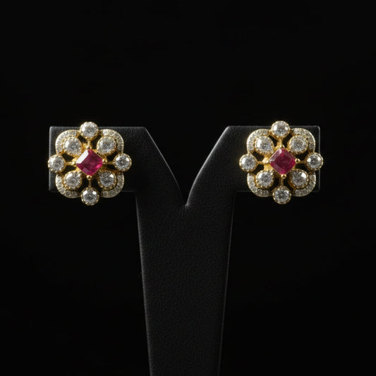 Bhavika Victorian stud Earrings