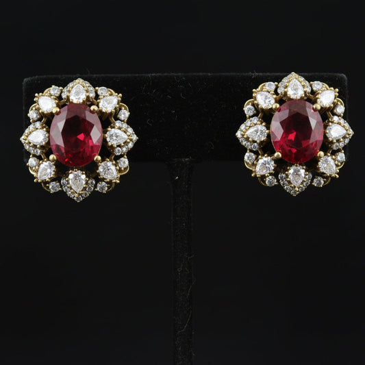 Anvitha Victorian Stud Earrings