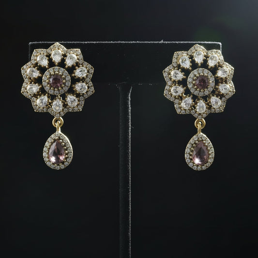 Meekha Victorian Drop Earrings