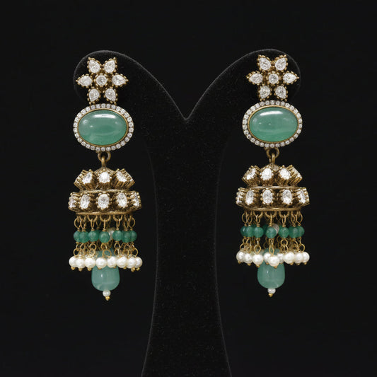 Maneesha Victorian Jumkha Earrings