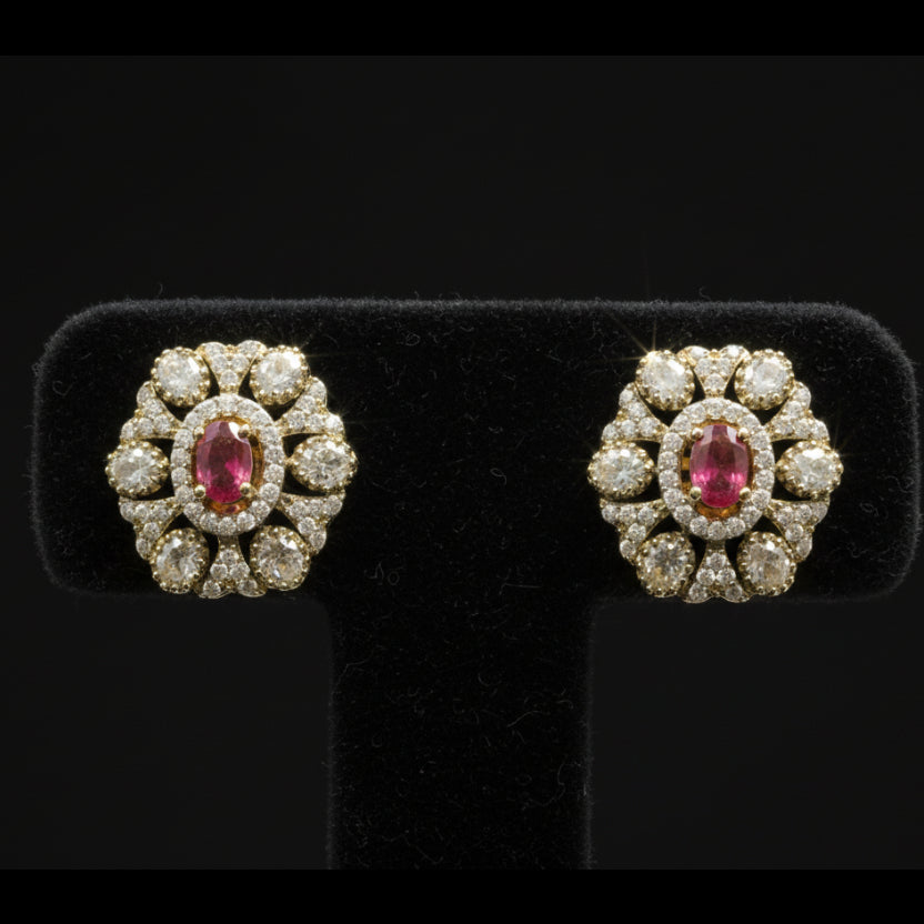 Aishwarya Victorian Stud Earrings