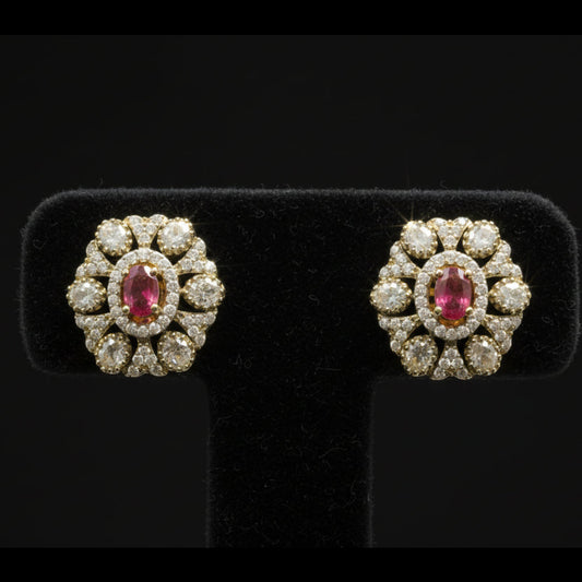 Aishwarya Victorian Stud Earrings