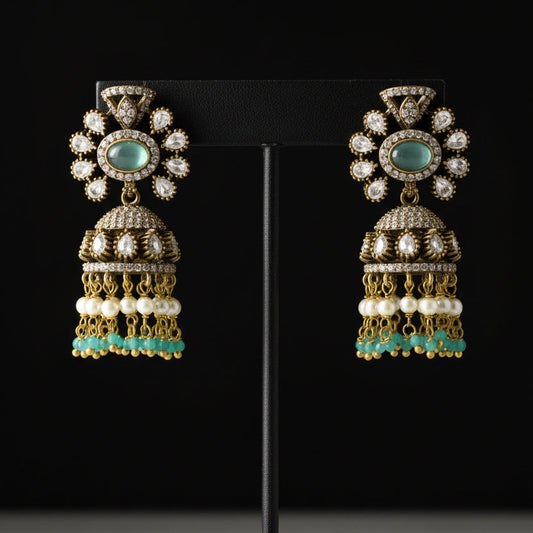 Meeka Victorian Jumkha Earrings