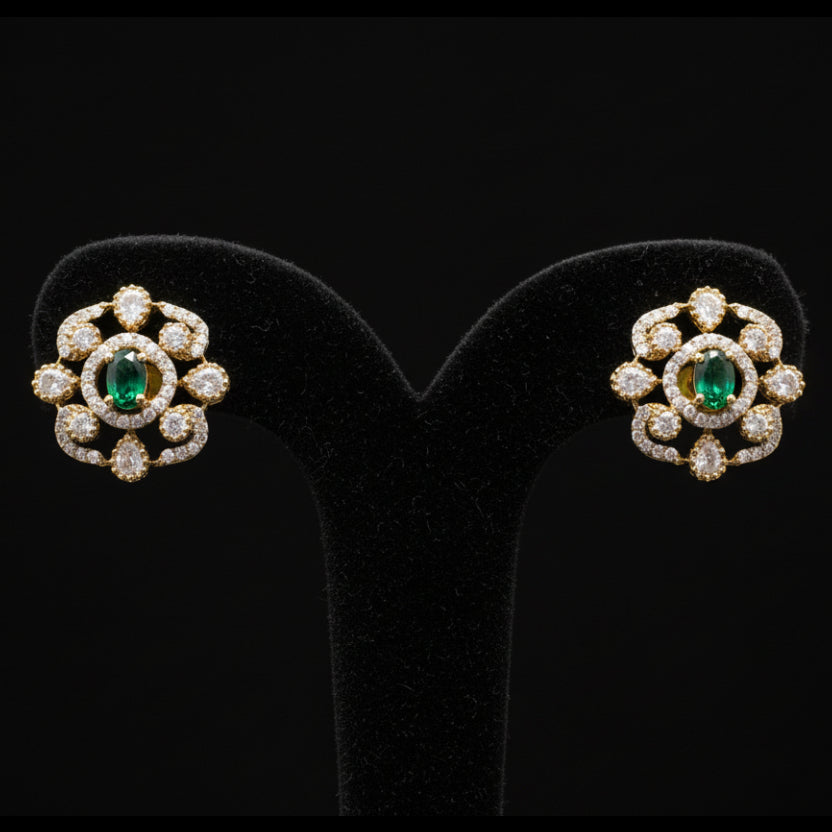 Inika  Victorian Stud Earrings