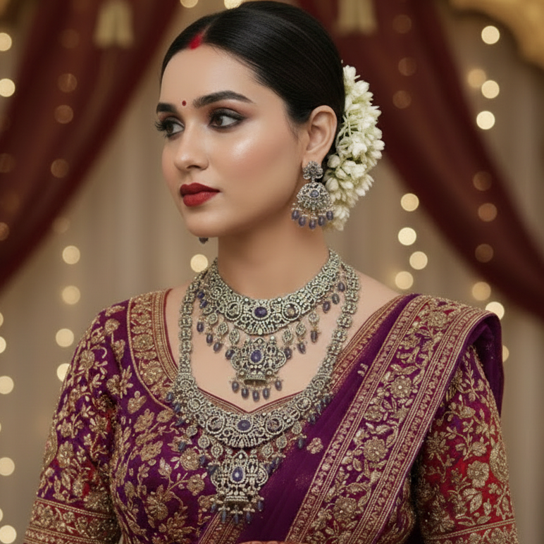 Heena Necklace and Earrings Set