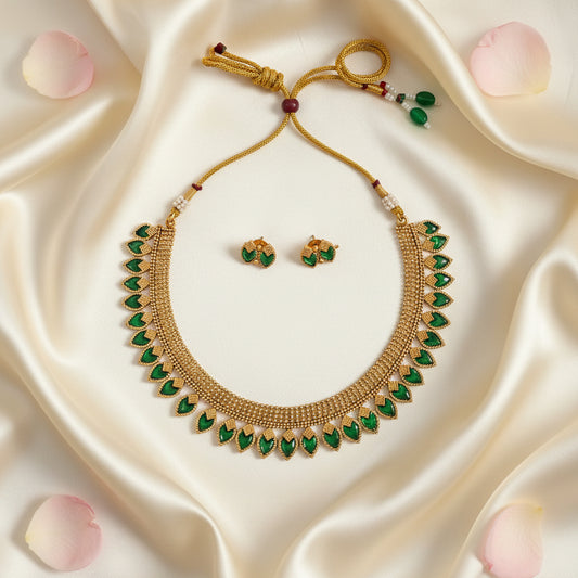 Moksha Chocker Necklace and Earrings Set