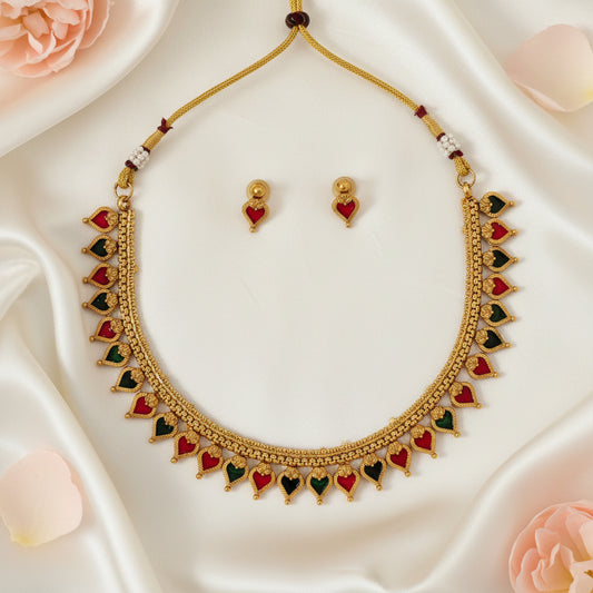 Dhriti Chocker Necklace and Earrings Set