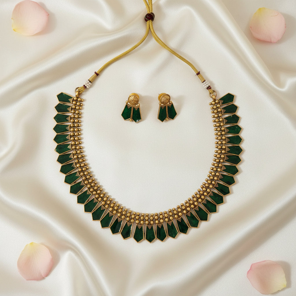 Eesha Chocker Necklace and Earrings Set