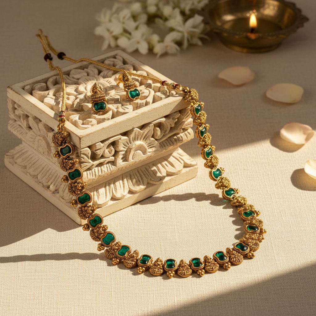 Yashasvi Chocker Necklace and Earrings Set