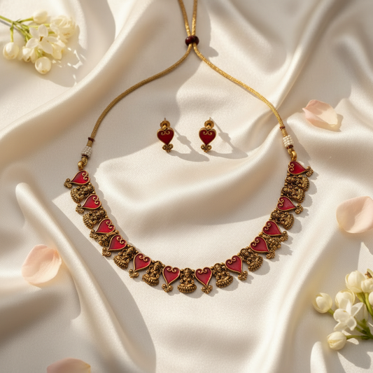 Nandita Chocker Necklace and Earrings Set
