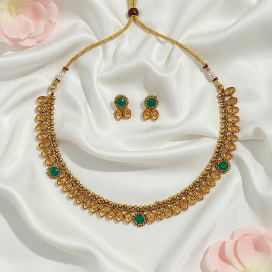 Devika Chocker Necklace and Earrings Set