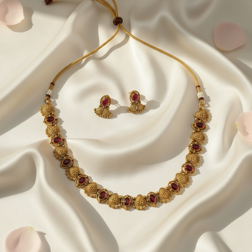 Ishika Chocker Necklace and Earrings Set
