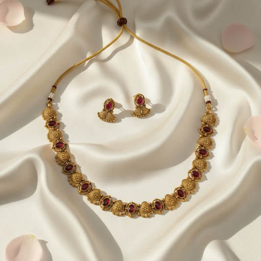 Ishika Chocker Necklace and Earrings Set