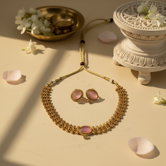 Arpita Chocker Necklace and Earrings Set