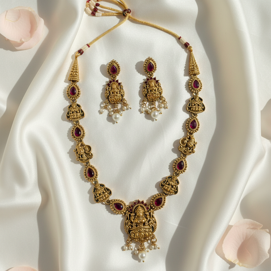 Lavanya Chocker Necklace and Earrings Set