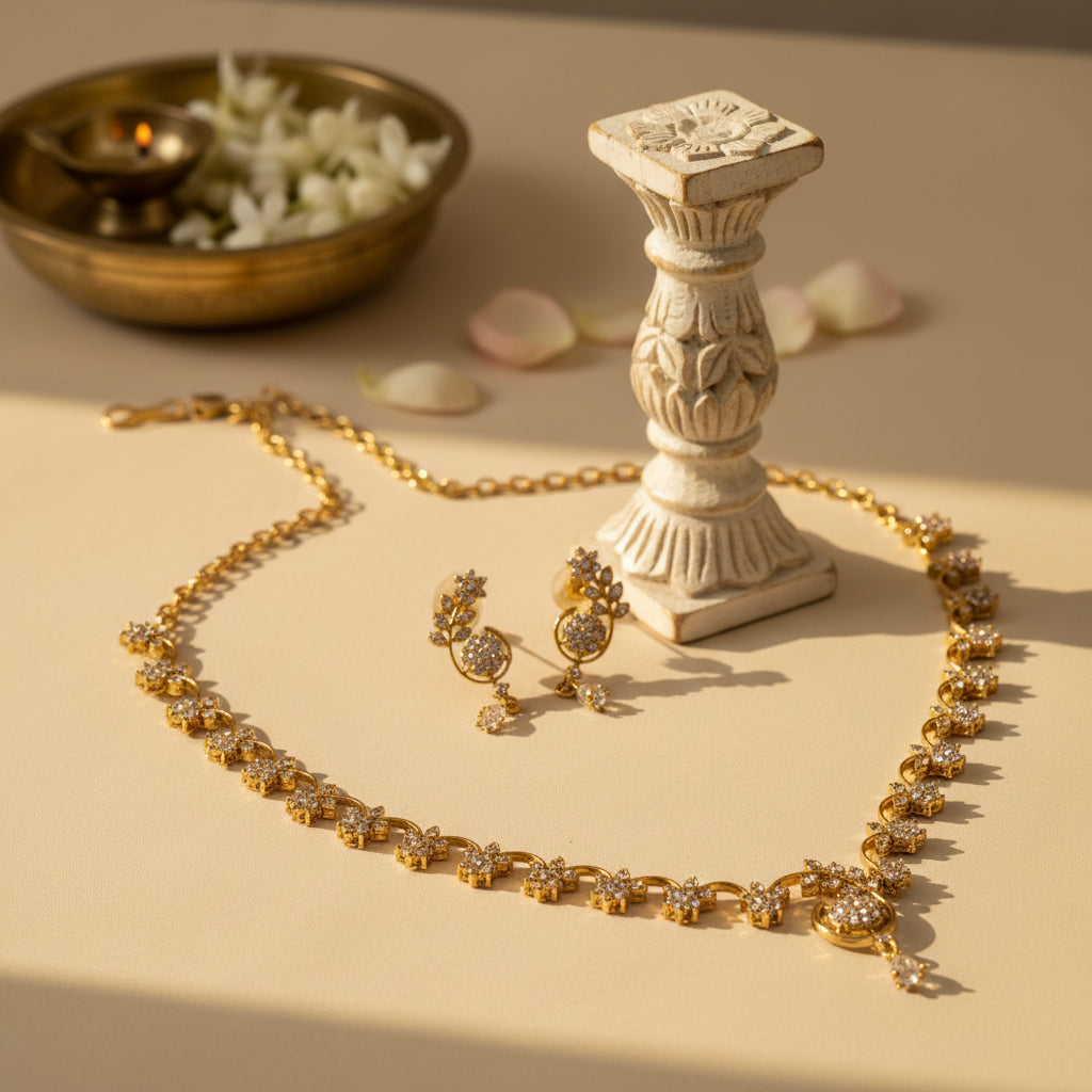 Samyukta Chocker Necklace and Earrings Set