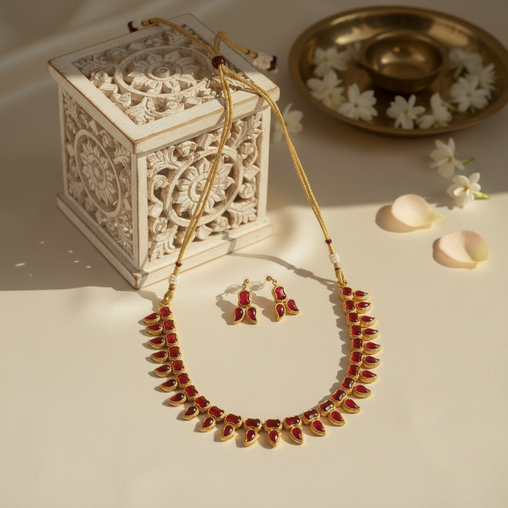 Darshana Chocker Necklace and Earrings Set