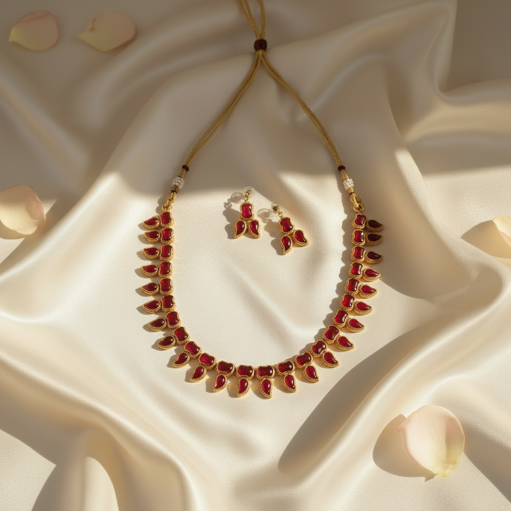 Darshana Chocker Necklace and Earrings Set