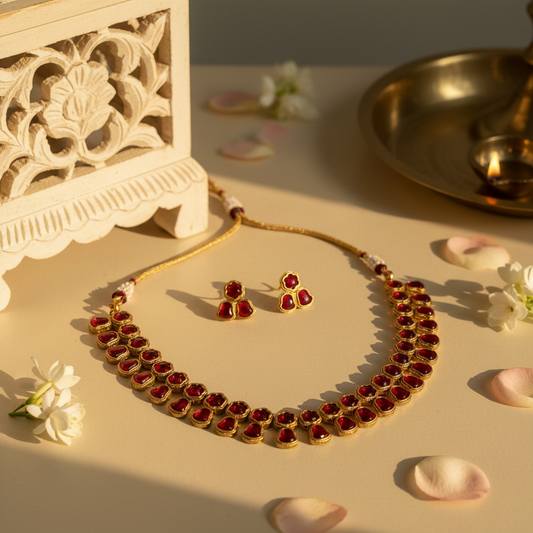 Riddhi Chocker Necklace and Earrings Set