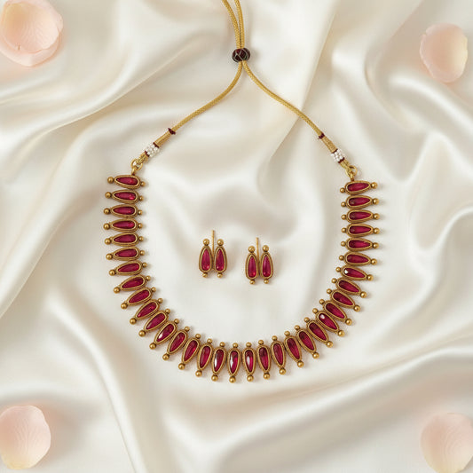 Ananya Chocker Necklace and Earrings Set