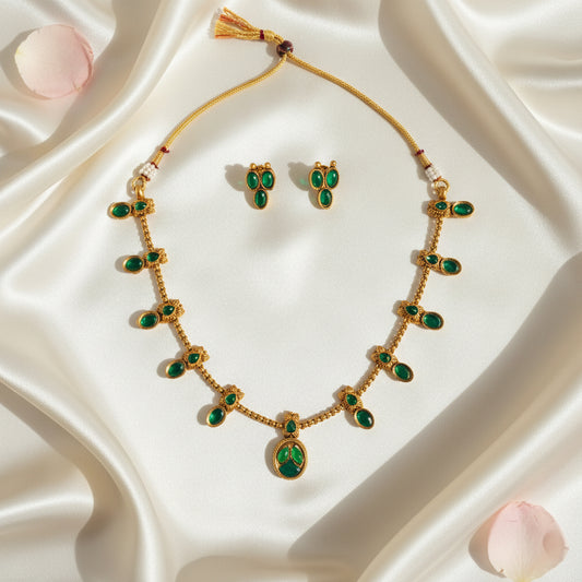 Kaumudi Chocker Necklace and Earrings Set