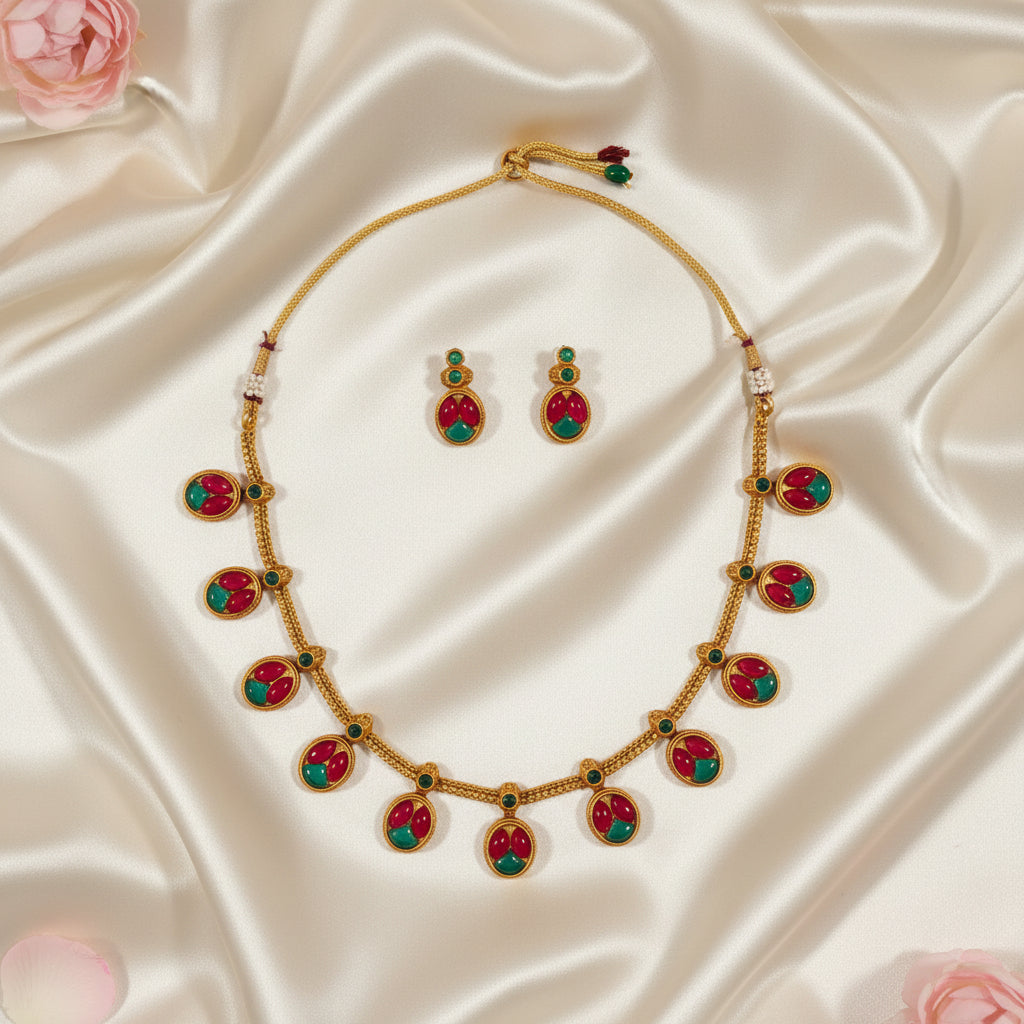 Jyotsna Chocker Necklace and Earrings Set