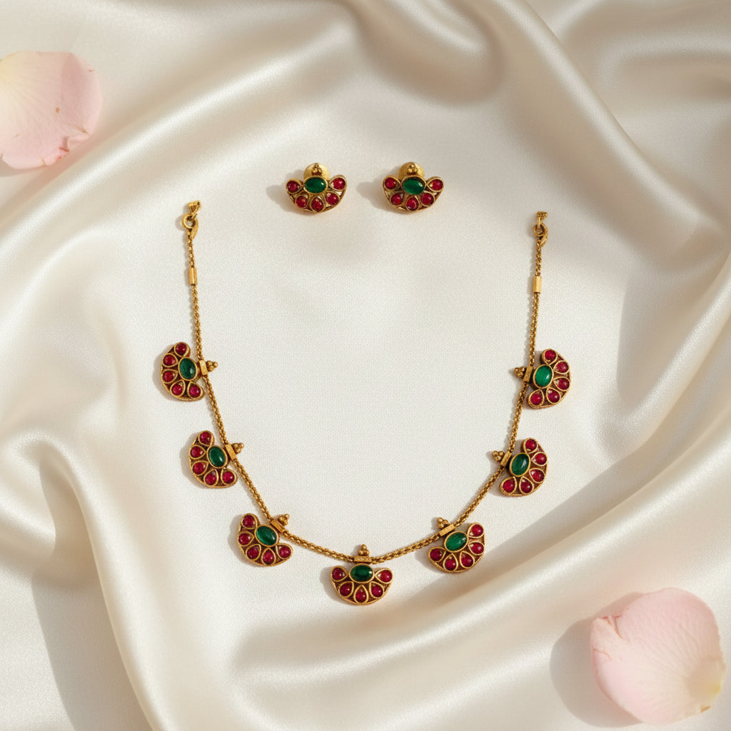 Kalyani Chocker Necklace and Earrings Set