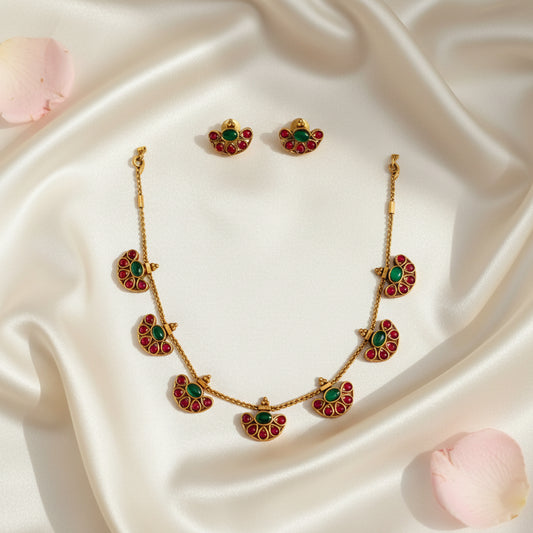 Kalyani Chocker Necklace and Earrings Set