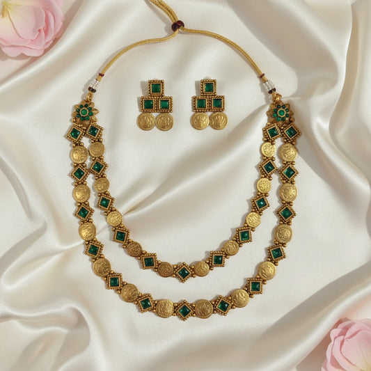 Ruchira Chocker Necklace and Earrings Set
