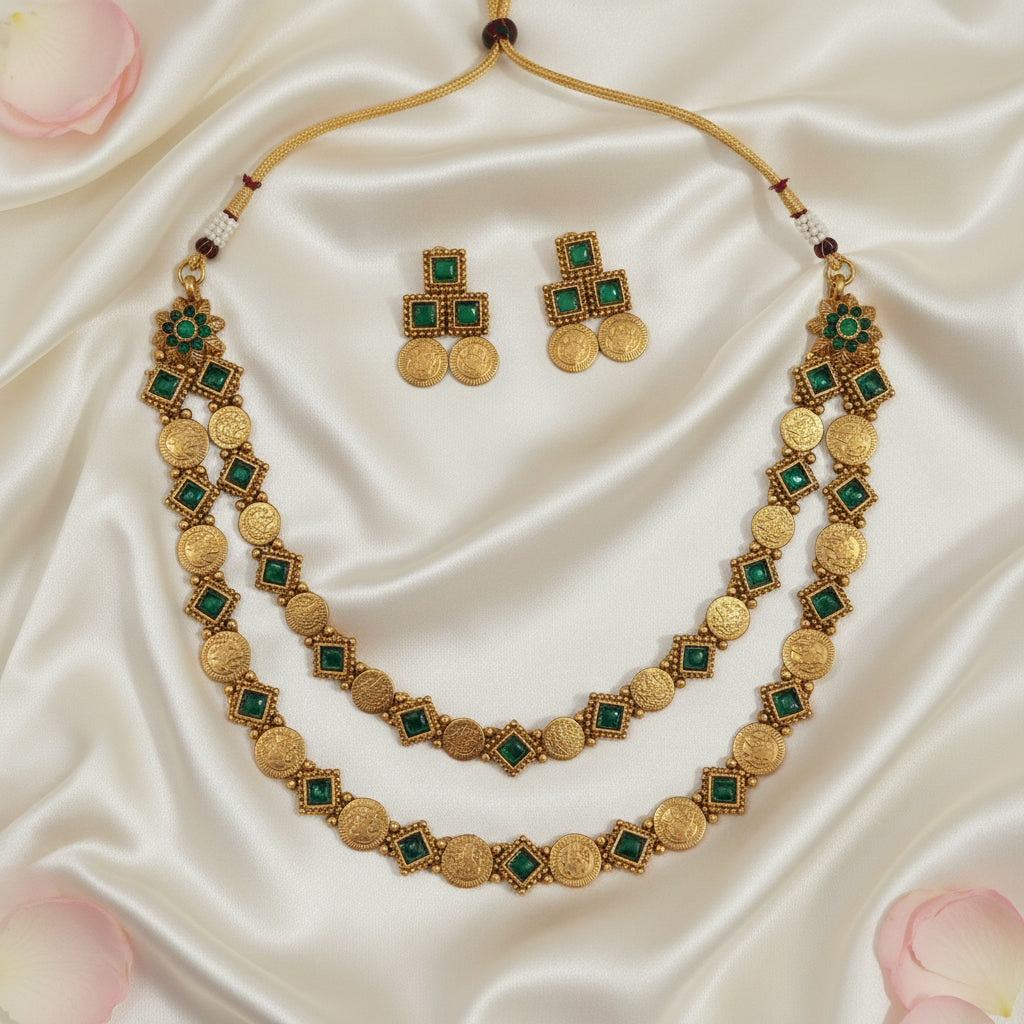 Anusha Chocker Necklace and Earrings Set