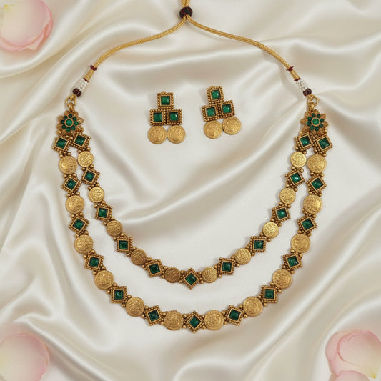 Anusha Chocker Necklace and Earrings Set