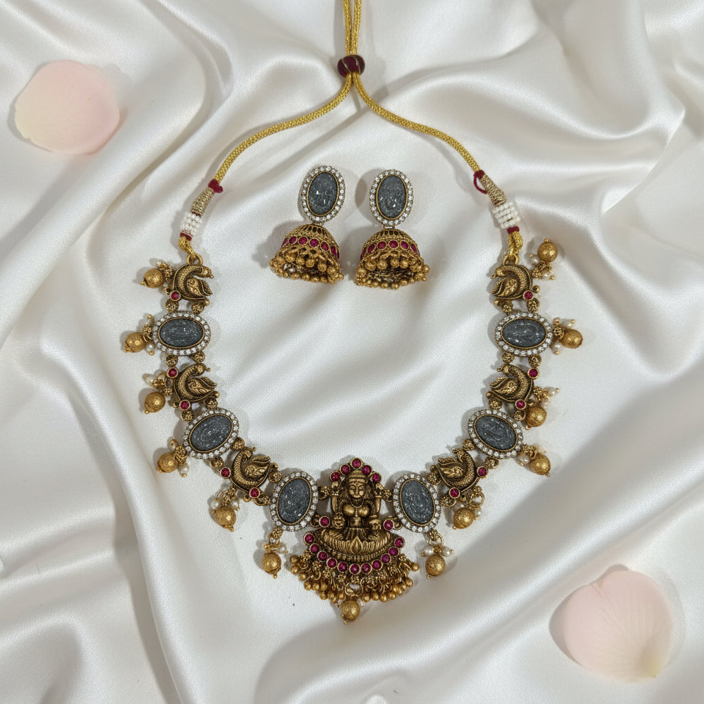 Akanksha Chocker Necklace and Earrings Set