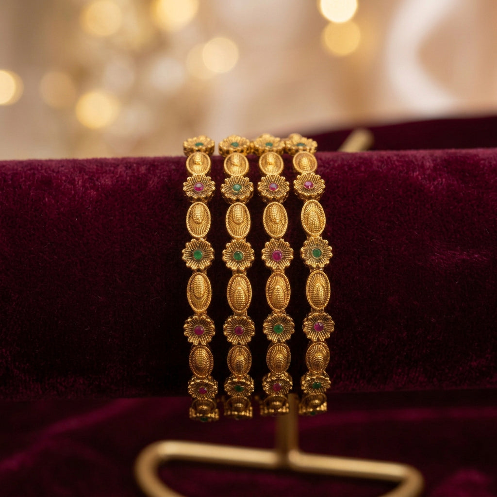 Neha Traditional Antique Rose Bangle
