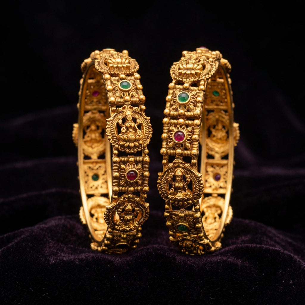 Veena Traditional Antique Lakshmi Bangle