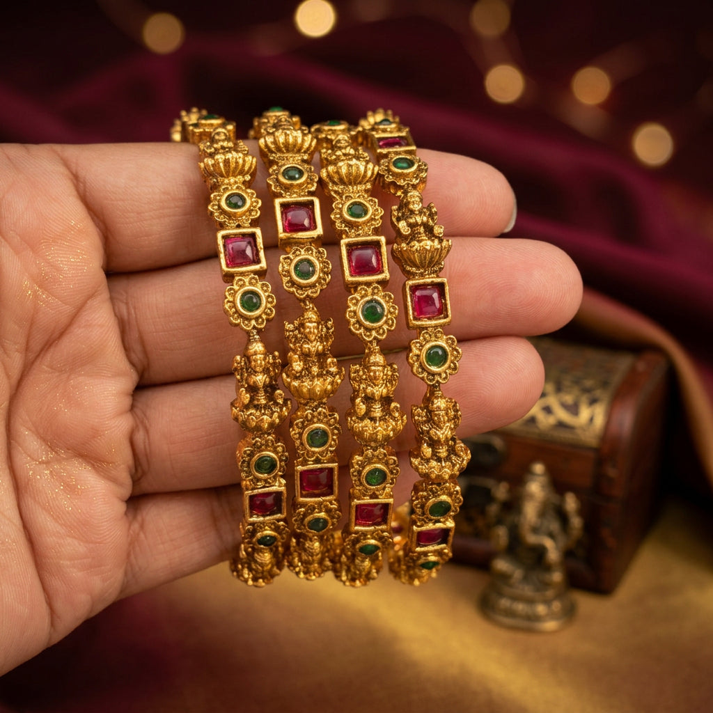 Mira Traditional Antique Lakshmi Bangle