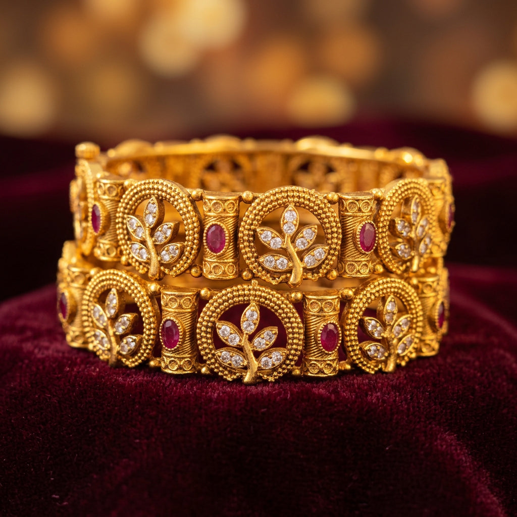 Lekha Antique Screw Kada